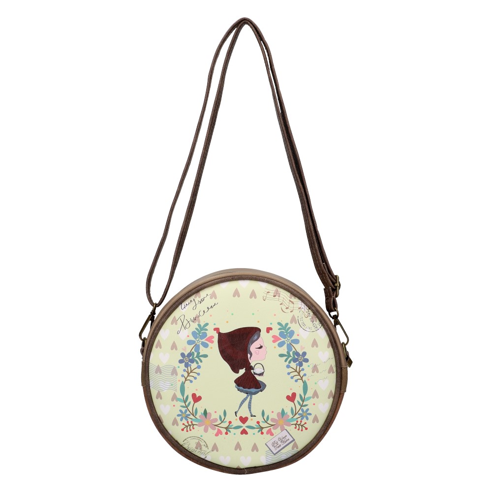 Sweet & Candy Kruhová crossbody dámská kabelka potisk #3 Sweet & Candy Kruhová crossbody dámská kabelka potisk #3