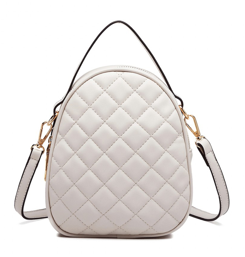 Béžová crossbody dámská kabelka s ouškem Miss Lulu Béžová crossbody dámská kabelka s ouškem Miss Lulu