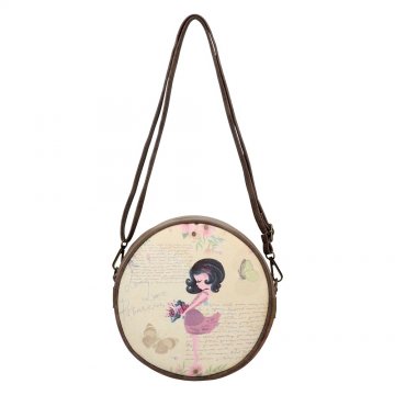 Sweet & Candy Kruhová crossbody dámská kabelka potisk #1 Sweet & Candy Kruhová crossbody dámská kabelka potisk #1