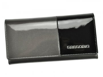 Gregorio Kožená šedo-černá dámská peněženka v dárkové krabičce Gregorio Kožená šedo-černá dámská peněženka v dárkové krabičce