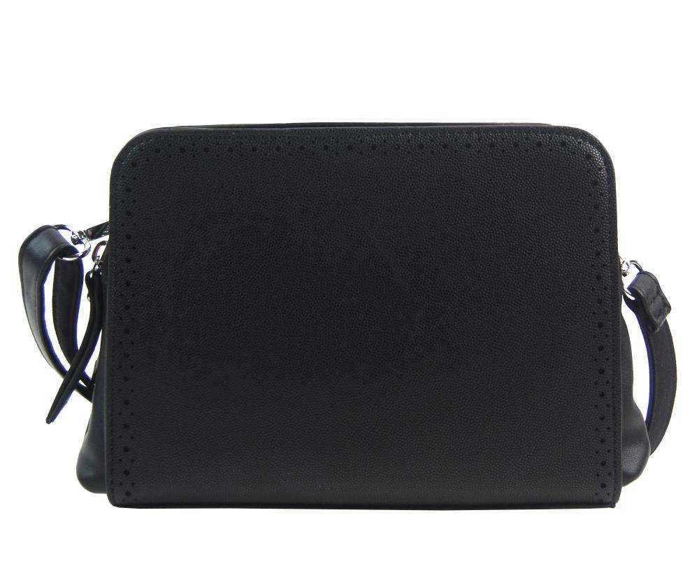 Černá crossbody dámská kabelka se dvěma oddíly BELLA BELLY Černá crossbody dámská kabelka se dvěma oddíly BELLA BELLY