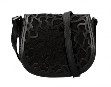 Černá dámská crossbody kabelka AM0128 Černá dámská crossbody kabelka AM0128