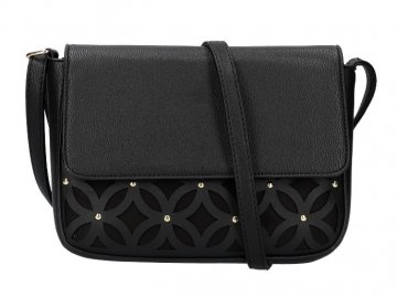 Černá dámská crossbody kabelka AM0111 Černá dámská crossbody kabelka AM0111