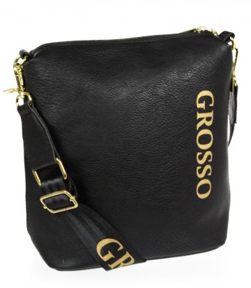 Černá dámská crossbody kabelka M303 GROSSO Černá dámská crossbody kabelka M303 GROSSO