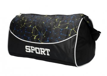 Černá menší sportovní taška Unisex 8105 M1 Černá menší sportovní taška Unisex 8105 M1