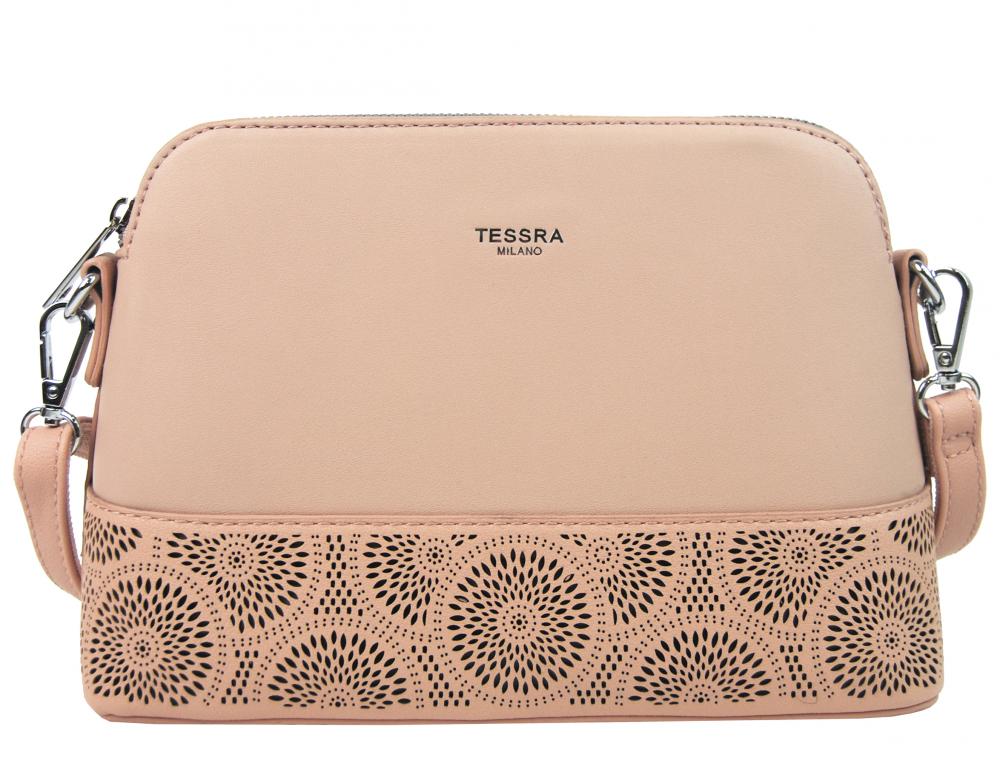 Růžová elegantní menší crossbody dámská kabelka 5237-TS Růžová elegantní menší crossbody dámská kabelka 5237-TS