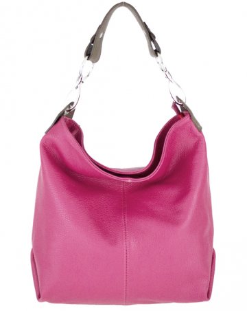 Kožená dámská kabelka Shaila fuchsiová Kožená dámská kabelka Shaila fuchsiová