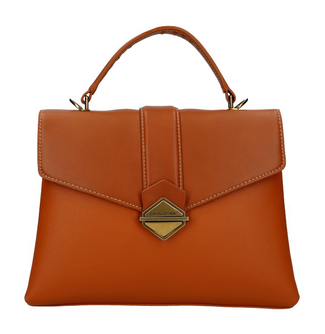 DAVID JONES Elegantní hnědá dámská kabelka do ruky CM5617 DAVID JONES Elegantní hnědá dámská kabelka do ruky CM5617