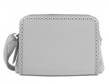 Světle šedá crossbody dámská kabelka se dvěma oddíly BELLA BELLY Světle šedá crossbody dámská kabelka se dvěma oddíly BELLA BELLY